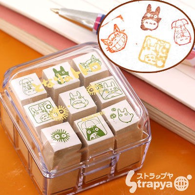   mini rubber Stamp set ( Studio Ghibli ) hayao miyazaki japan anime