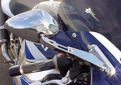 Honda CBR 600 900 929 954 1000 RR CHROME BILLET MIRRORS