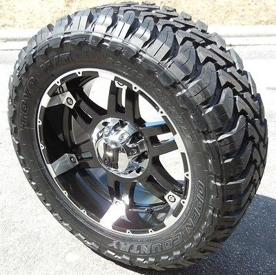   KMC XD SPY WHEELS TOYO OPEN COUNTRY MT DODGE RAM 1500 5X5.5 4X4 HEMI