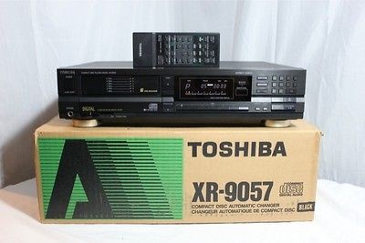 Toshiba 6 CD Compact Disc Player Changer w/Remote XR 9057