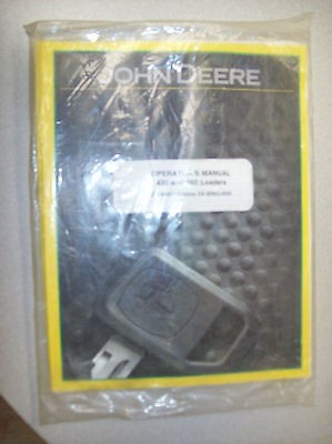 JOHN DEERE 430 AND 460 LOADERS OPERATORS MANUAL