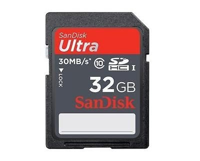   32G Ultra SDHC SDXC SD Class 10 30MB/S High Speed 200X Card Retail