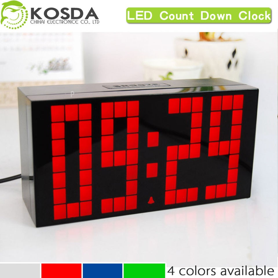 Digital big LED wall calendar weather Christmas gift count down world 