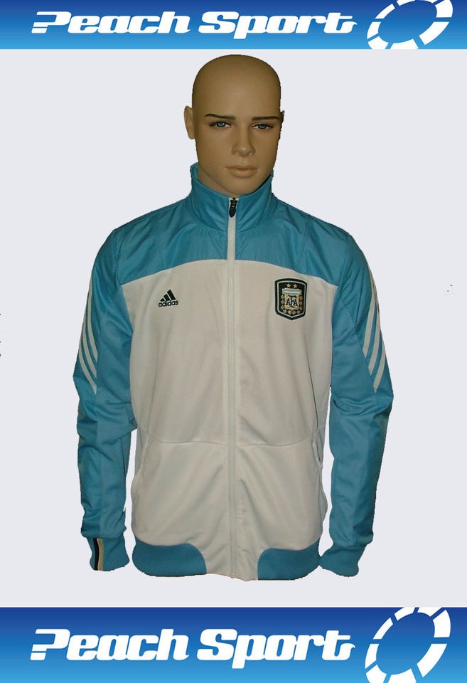 ADIDAS MENS ARGENTINA TRACK TOP~V10404~FOOTBALL~(JACKET~COAT) SIZES 