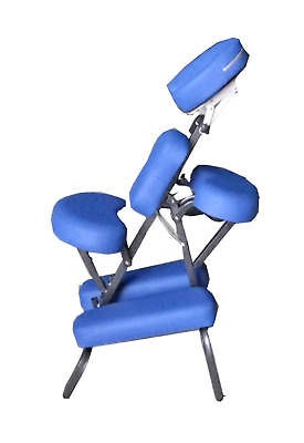 New Blue 4 Portable Massage Chair Tattoo Spa Free Carry Case 8U