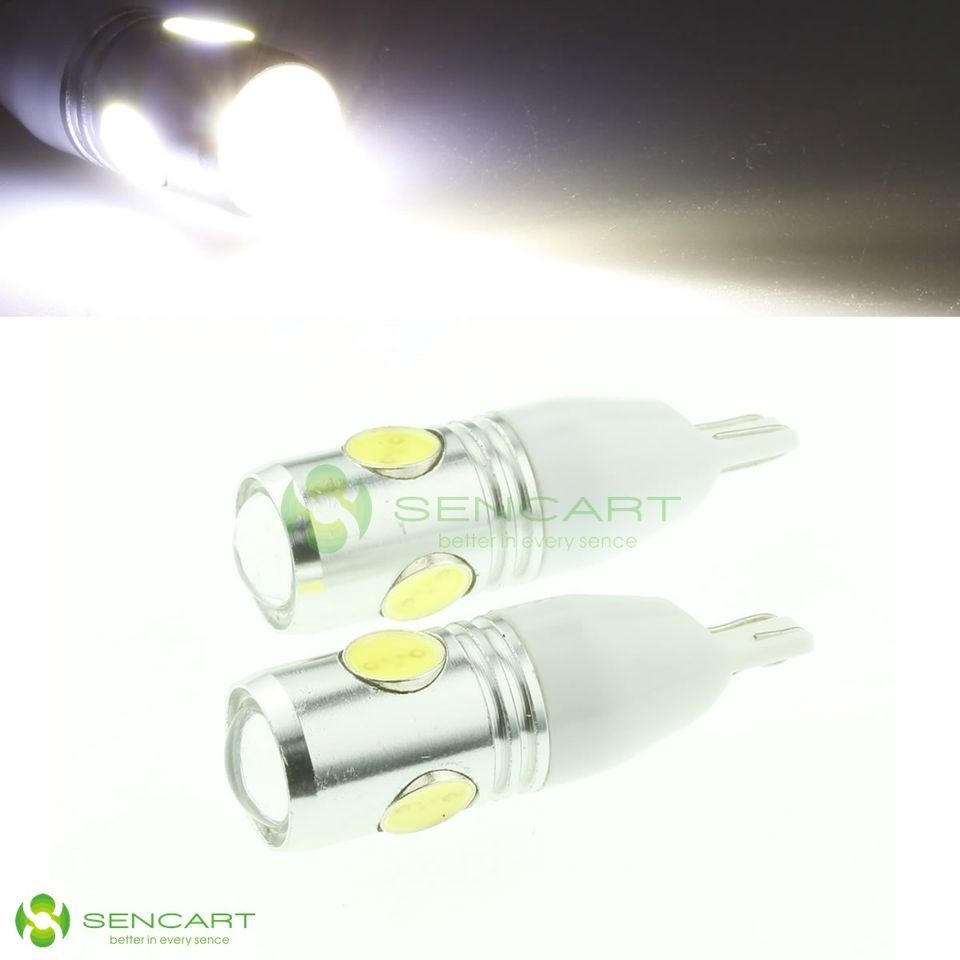 2X T15 7.5W HIGH POWER REVERSE LIGHT BULB WHITE CREE LED BACKUP 901 