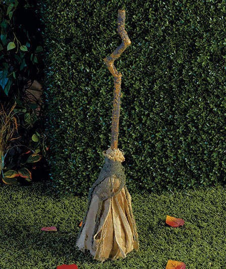 Wicked Witch s Animated Broom Fall Halloween Outdoor Yard Decor