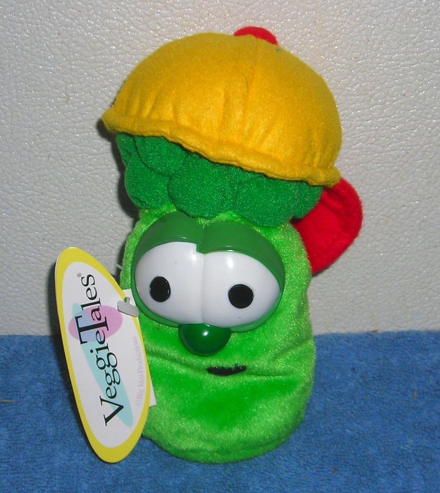 VEGGIE TALES ASPARAGUS JUNIOR 6 PLUSH BEAN BAG TOY