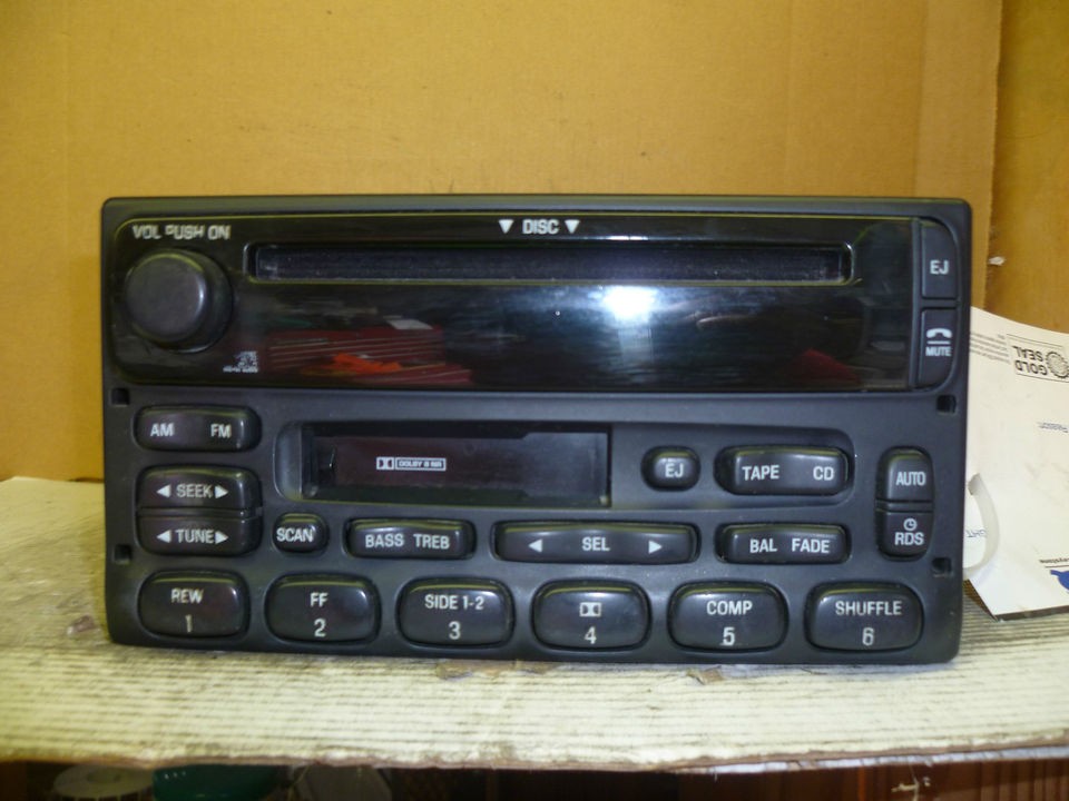 98 01 Ford Explorer Premium Am Fm Radio Cd Cassette F87F 18C868 AE *