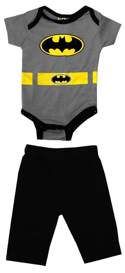   Costume DC Comics Baby Creeper Romper Snapsuit With Pants 2 Pc Set