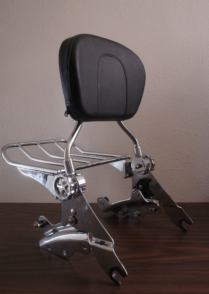 Harley Touring Detachable Backrest Sissy bar 2009 UP