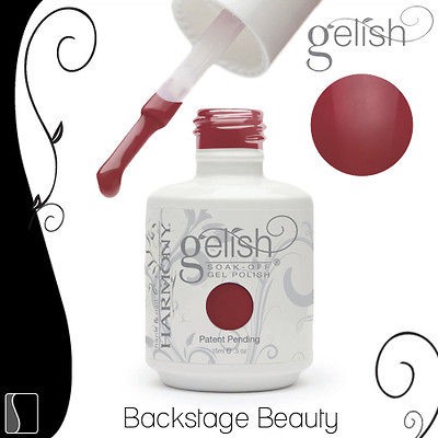Gelish Soak Off .5 BACKSTAGE BEAUTY Gel Nail Color UV Manicure Harmony 