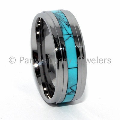 turquoise wedding bands in Jewelry & Watches