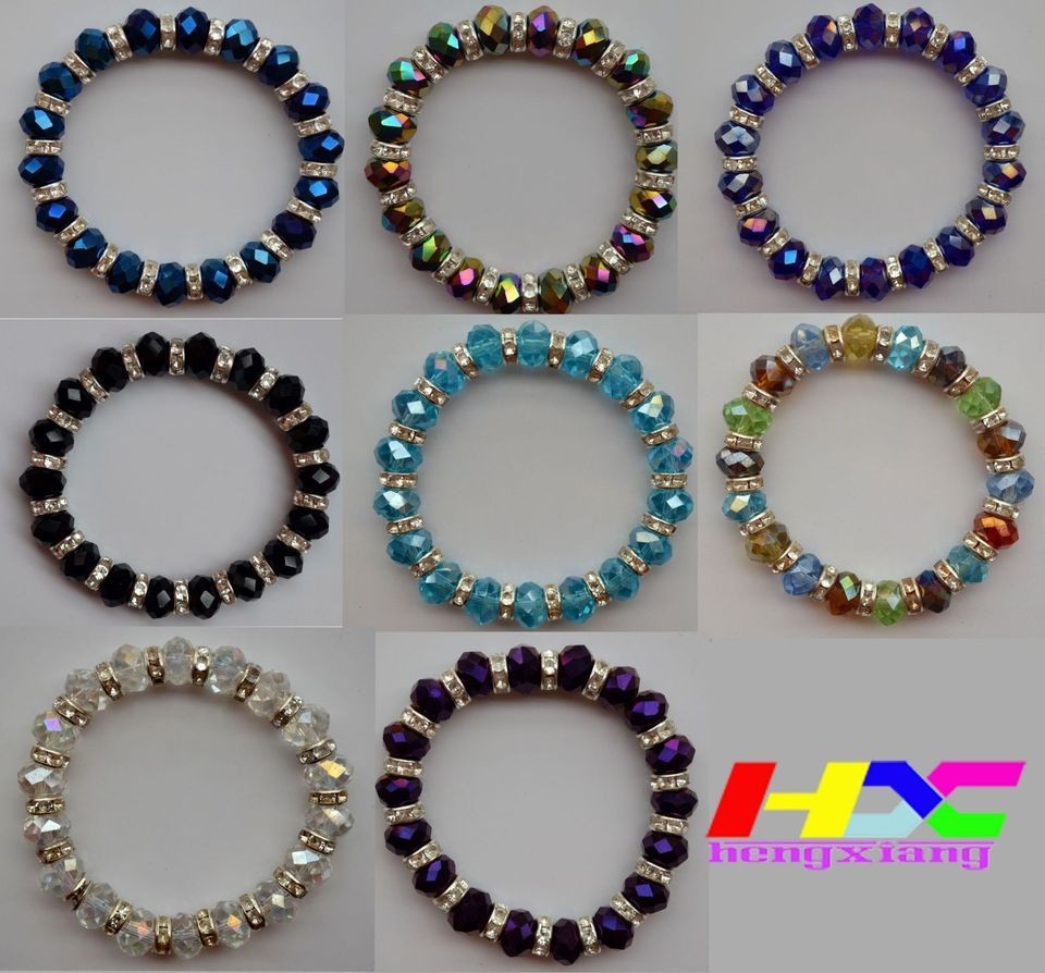 crystal stretch bracelets in Bracelets