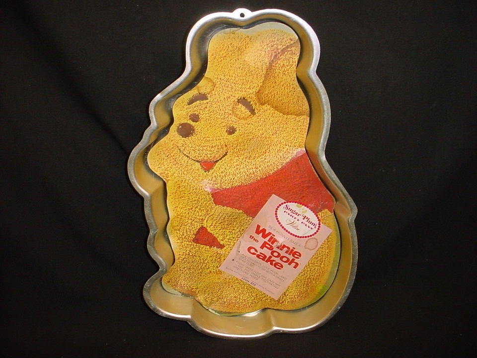 Wilton WINNIE THE POOH cake pan BIG GOLD DISNEY BEAR mold tin INSERT