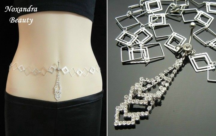 belly ring waist chain in Belly Chains