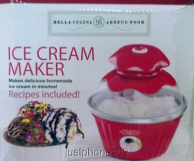 BRAND NEW BELLA CUCINA ICE CREAM MAKER