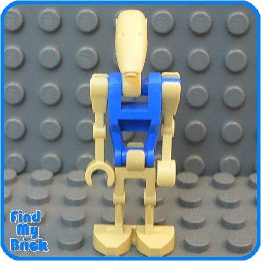 SW506 Lego Star Wars Battle Droid Minifigure  Blue 7662