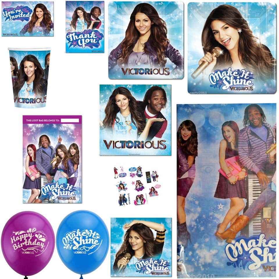 VICTORIOUS Birthday PARTY Supplies ~ Create Your Set   PICK ONLY WHAT 