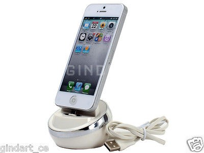 USB Sync Cradle Desktop Dock Station Stand Charger Cable For Apple 