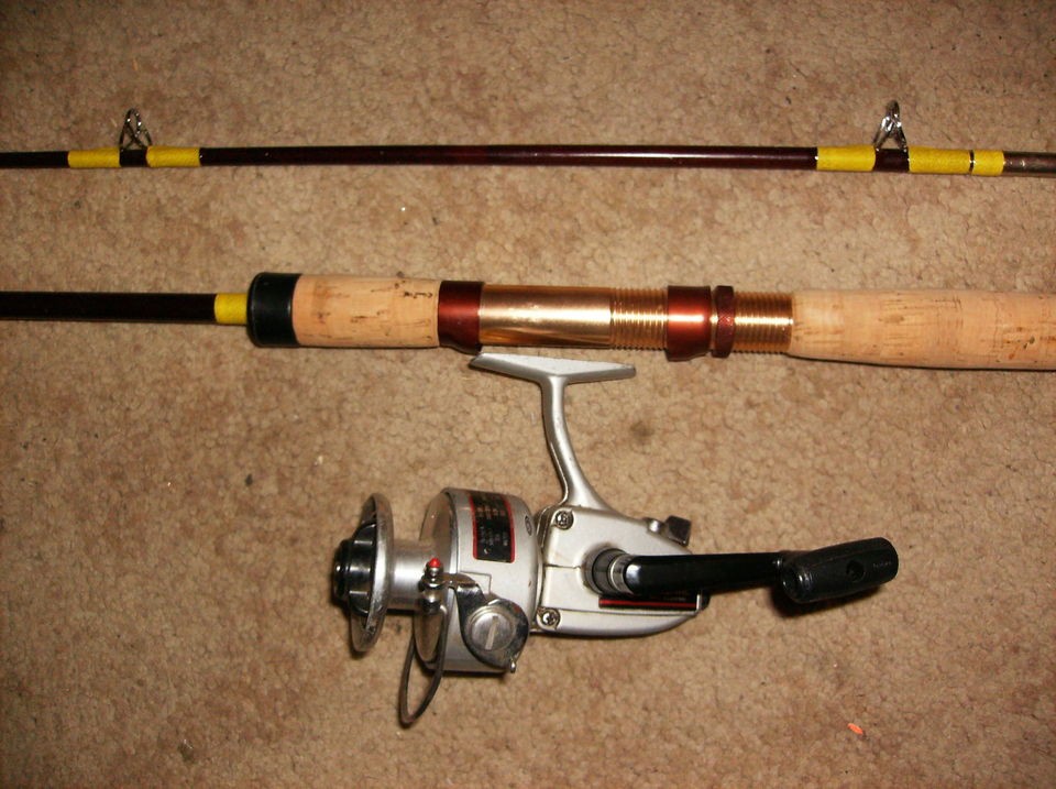 Daiwa 8450HRL reel + Berkley 7 ft rod blank   nice outfit