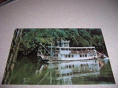 THE LORENA STERNWHEELER SHIP ZANESVILLE OHIO VTG POSTCARD