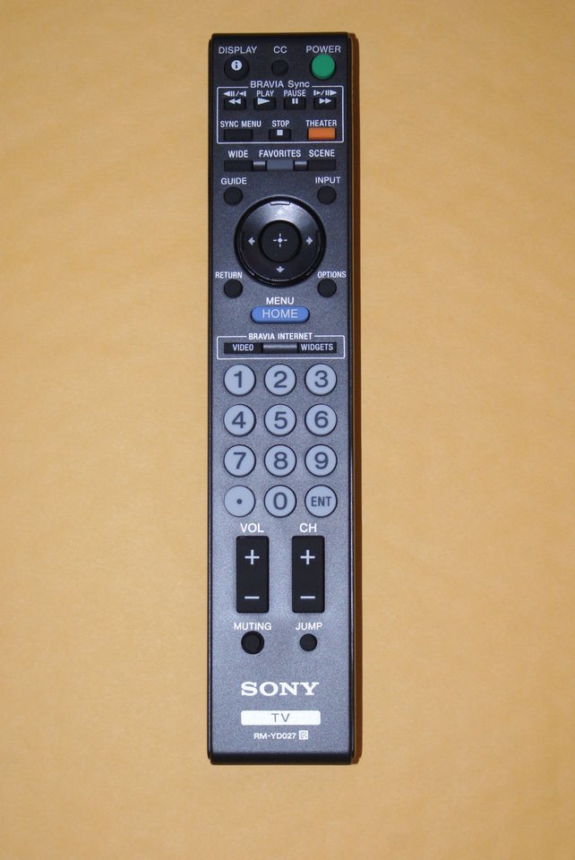 NEW SONY REMOTE CONTROL FOR KDL52W5100 BRAVIA TV KDL 52W5100