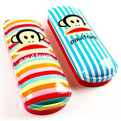   Julius Tin Round Metal striped Pencil case,pen box School Stationery