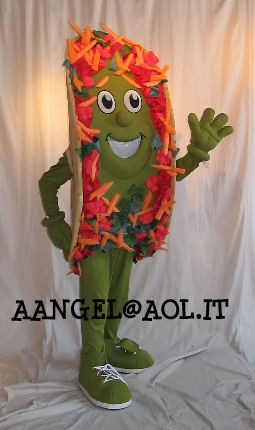   TACO FAJITA MASCOT COSTUME FANCY DRESS FOOD MASCOTS 