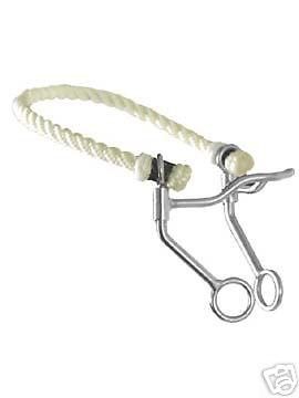   Stop N Turn Twisted Rope Noseband Barrel Roping Horse Bit NBHA Racing