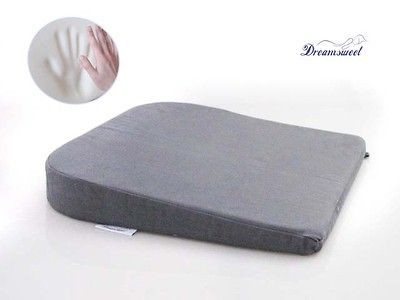 Memory Foam Tailbone Seat Wedge Cushion for Office Car Chair Posture 