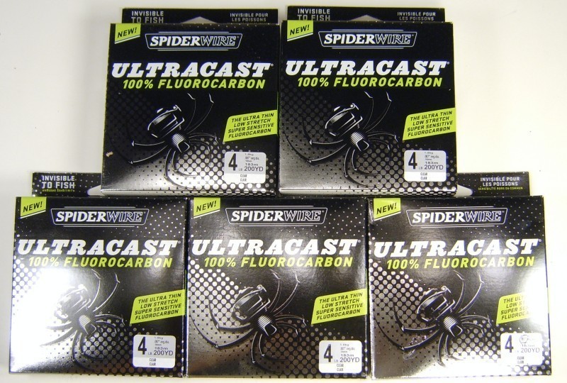 1000YDS 4Lb Fluorocarbon line SPIDERWIRE ULTRACAST 1000 yds 4 lb