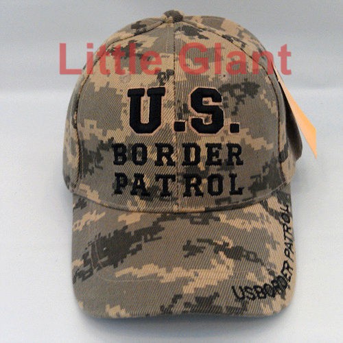 CAMOUFLAGE MILITARY BASEBALL CAP ***US BORDER PATROL*** DIGITAL CAMO 