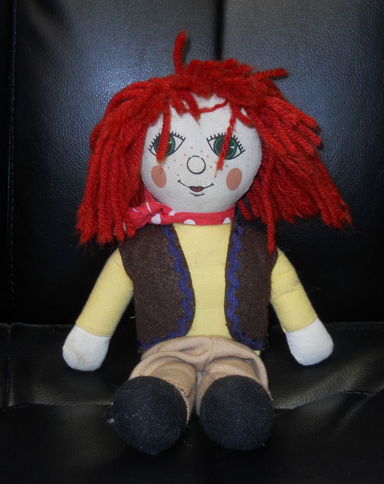 VINTAGE ROSIE AND JIM SMALL JIM RAG DOLL SOFT TOY