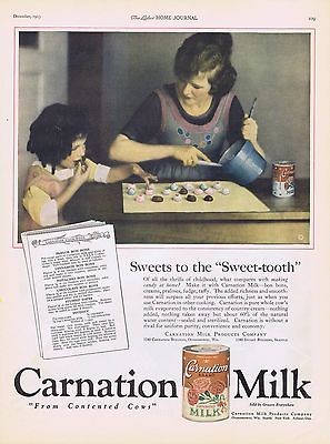 1923 =VINTAGE AD   CARNATION MILK #12