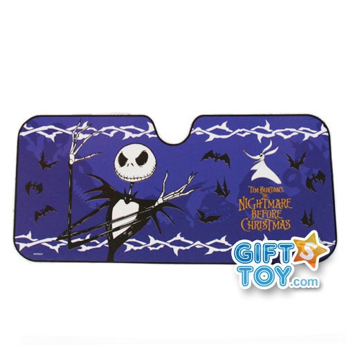   Burtons The Nightmare Before Christ Mas Windshield Front Car Sunshade