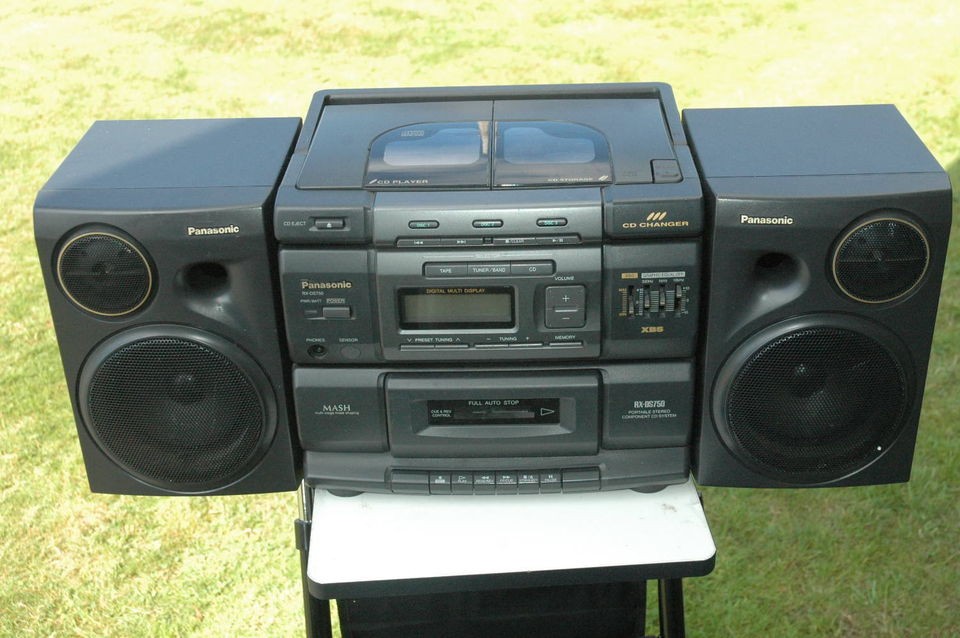   Boombox model RX DS750. Stereo, CD, Cassette with CD Storage