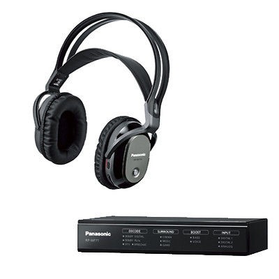 Panasonic wireless Stereo headphone system RP WF7 K