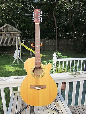 12 Strings Fender Electric Acoustic GuitarModel JG 12CE/12 NAT