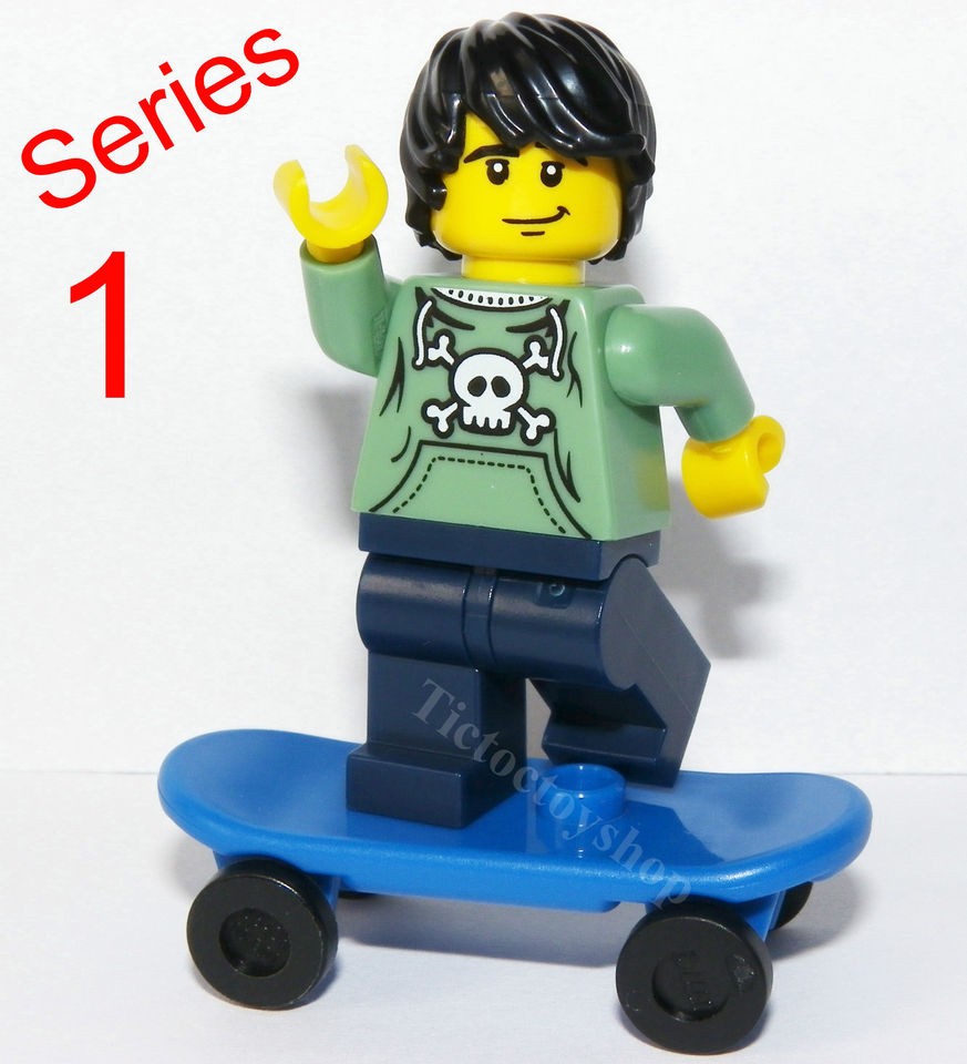   SERIES 1 SKATEBOARDER MINIFIGURE FROM BRICK CALENDAR SET NEW