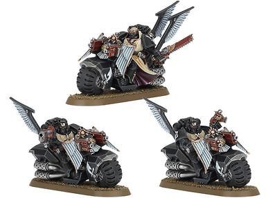 Newly listed dark vengeance ravenwing bikes X3 set warhammer 40k 6th 