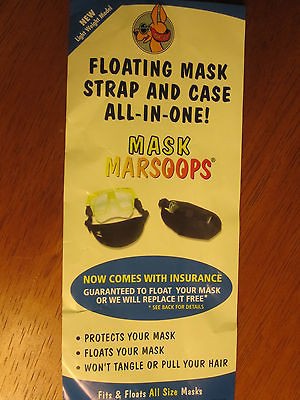 MASK MARSOOPS FLOATING MASK STRAP AND CASE ALL IN ONE, BLUE NIB