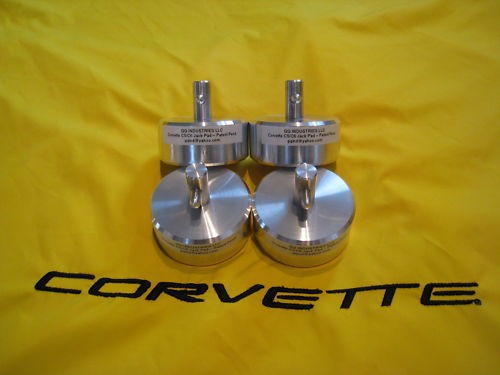 Corvette Aluminum Jack Jacking Lift Pads Puck C5 C6 Z06