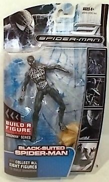 Marvel Legends Spiderman Movie Build A Figure Sandman Black Suit 