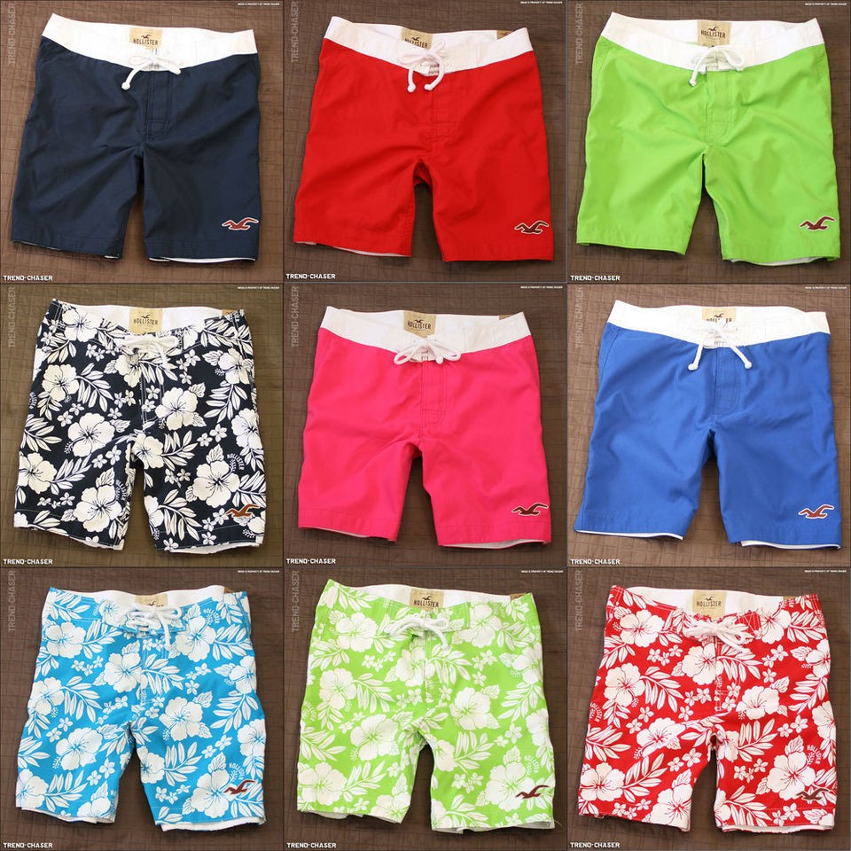 2012 Summer Hollister HCO Mens Swimwear Swim Board Shorts NWT