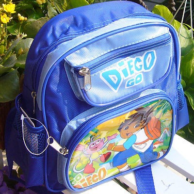 New CUTE Go Diego go COOL BLUE boys Toddler schoolbag Small backpack