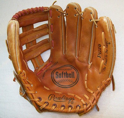   RAWLINGS PG20 Softball Glove baseball 12 made in Korea Softball Size