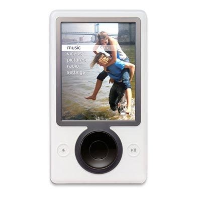 Microsoft Zune 30 White (30 GB) 1090 Tested & Works