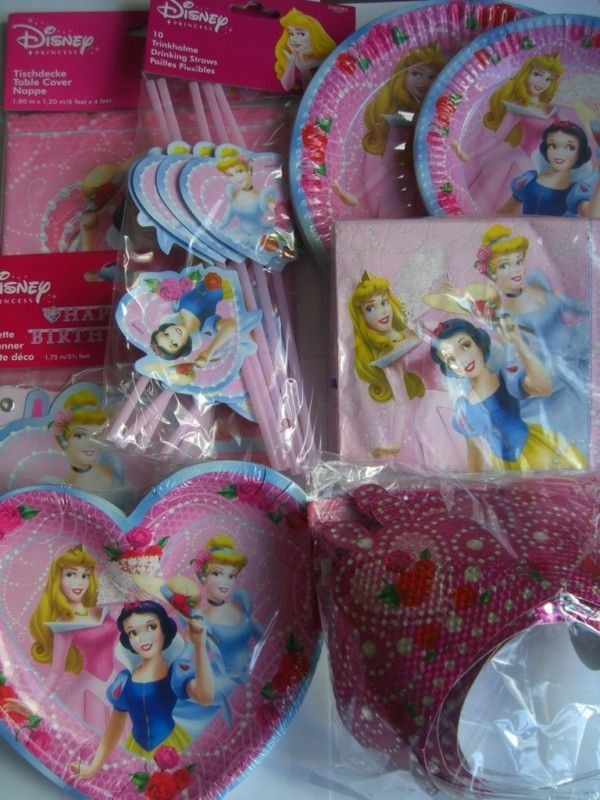 DISNEY PRINCESS FANTASY PARTY RANGE {fixed £1 UK p&p}