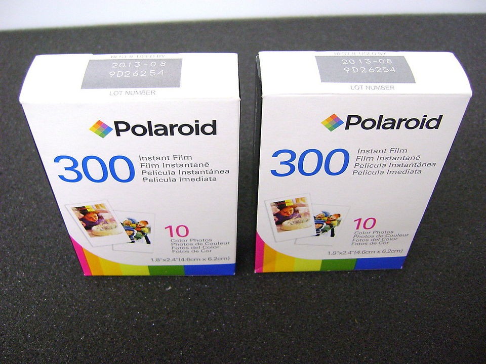 Polaroid 2 PACK OF INSTANT FILM PIF300 (20 COLOR SHOTS) NEW 2013